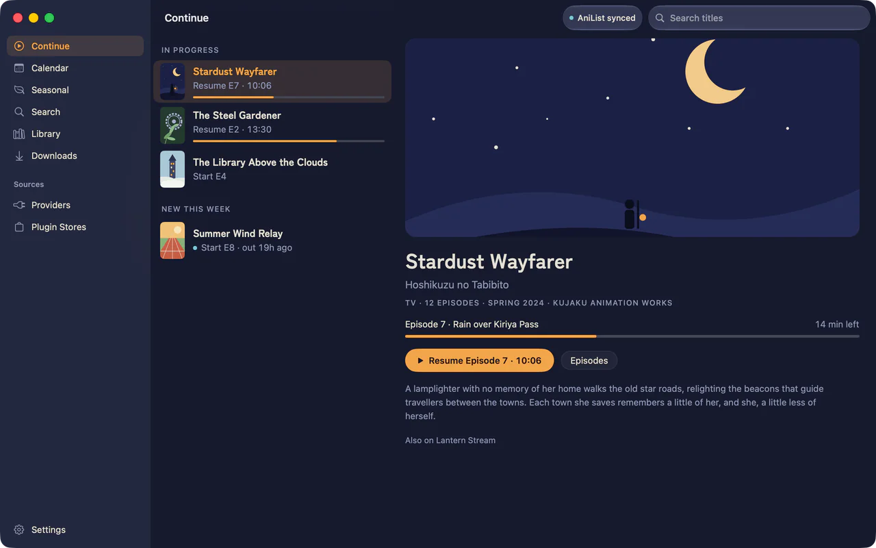 anistream apps · Mac, iPhone, iPad and Android